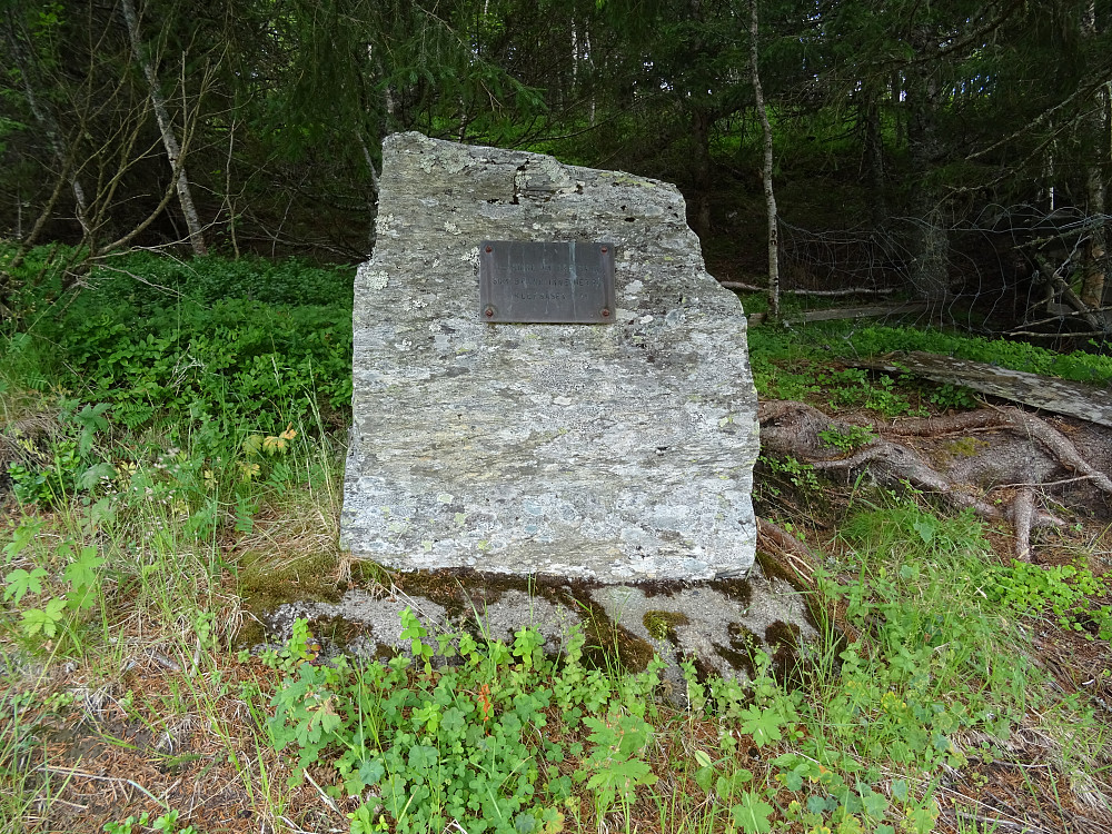 Minnestein på Klefsås