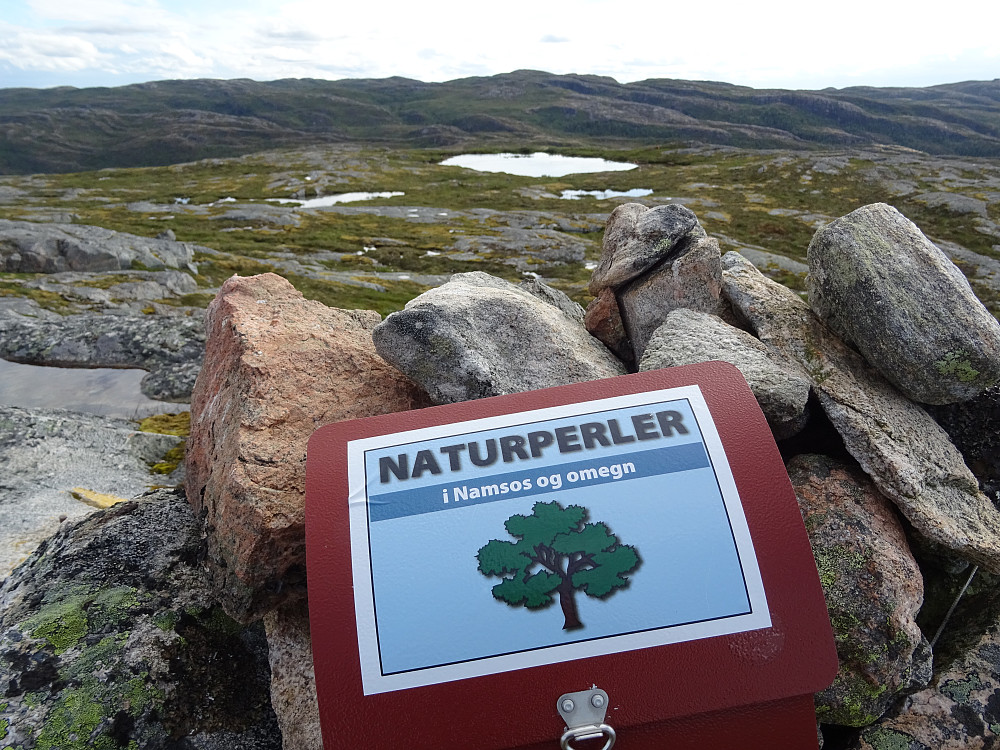 Trimkasse fra Naturperler i Namsos på toppen av Strandfjellet