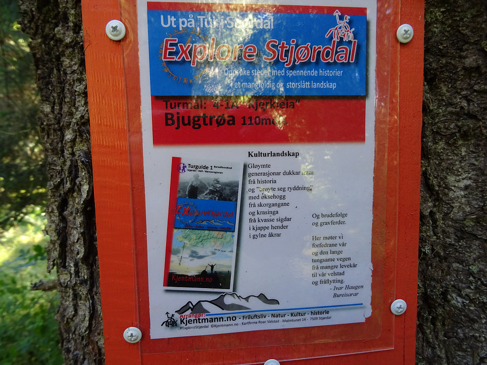 Kjentmannspost i Bjugtrøa. (Explore Stjørdal)