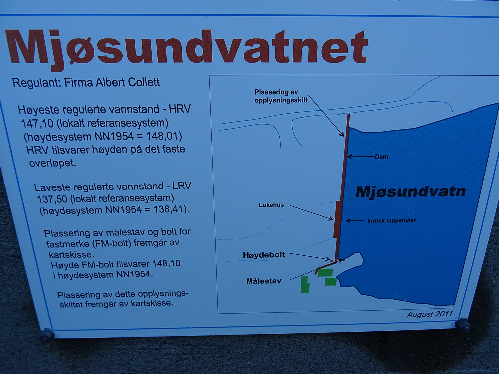 Info om Mjøsundvatnet