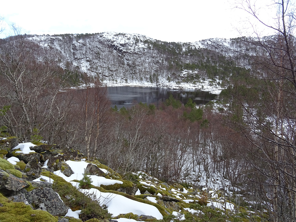 Gammelsetervatnet sett fra traktorveien.
