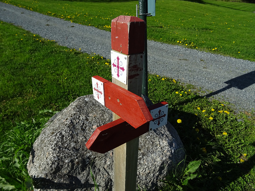 Pilegrimsleden går gjennom Levanger Arboret