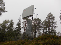 Antenne fra NERA på toppen av Storhaugen