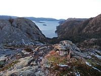 Utsikt fra toppen av Lifjellet mot Hestvika