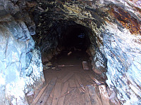 Gruveinngang ved Åkervollgruva
