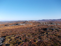 Toppartiet av Vordfjellet