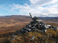 Toppen av Holmfjellet med Skarvan bak