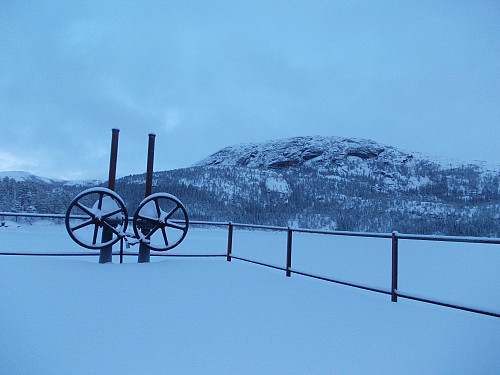 Utsikt fra Barstaddammen mot Barstadbøla