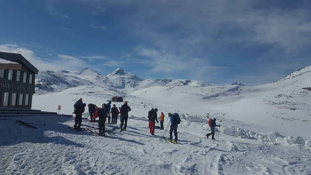 Før start ved Leirvassbu