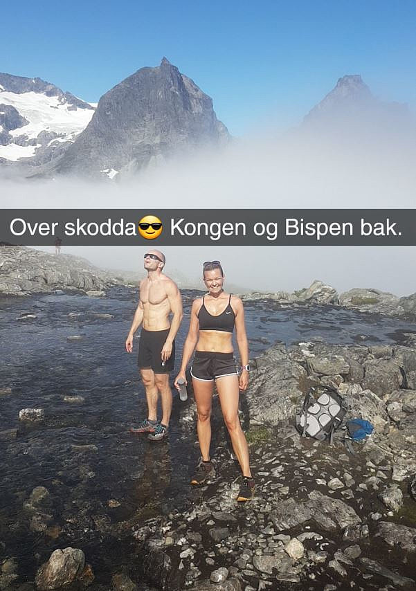 Endelig kom vi over tåka