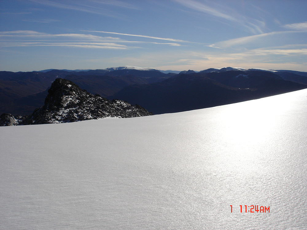 Tatt fra bre i retning Oppdal