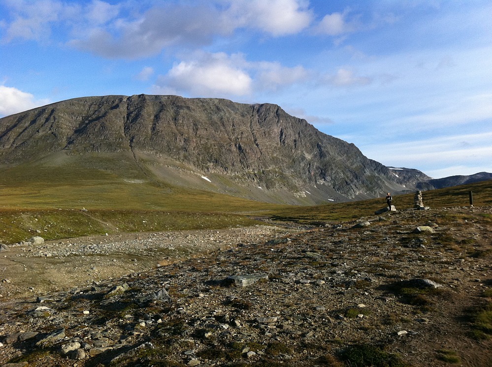 Bilde tatt kl 08.11 på morgenen etter et par timers gange