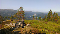 Toppen av Raunelifjellet.