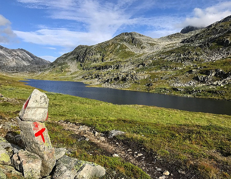 Naustådalen og Neådalssnota under skydotten.