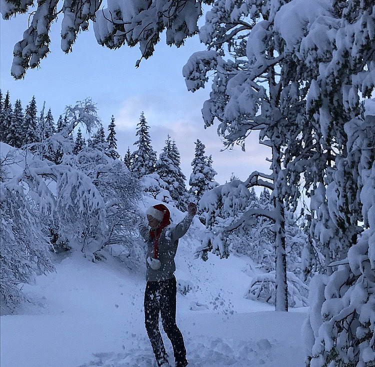 Herlig med julesnø :)