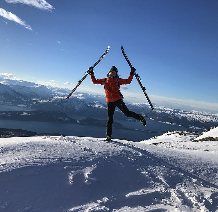 Fornøyd med dagens skitur :)