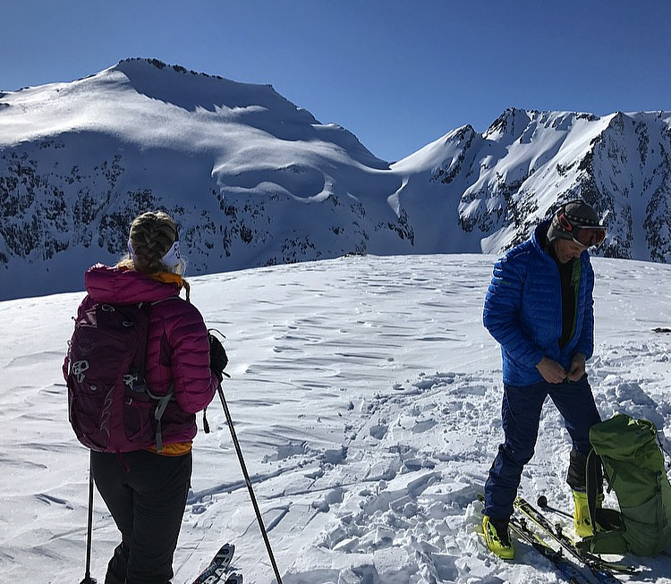 På Saufjellet.
Fløtatind & Trondskjortetind