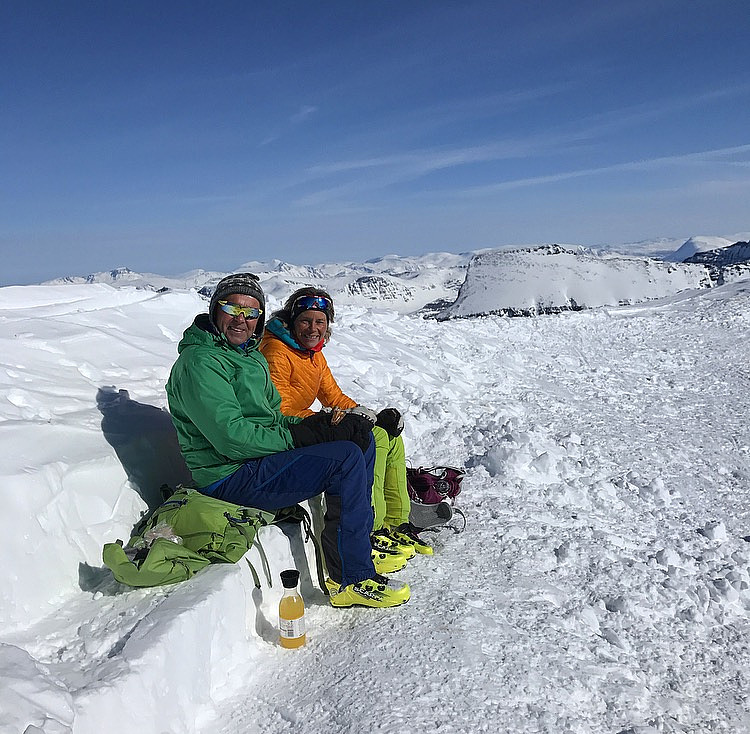 Pause på toppen