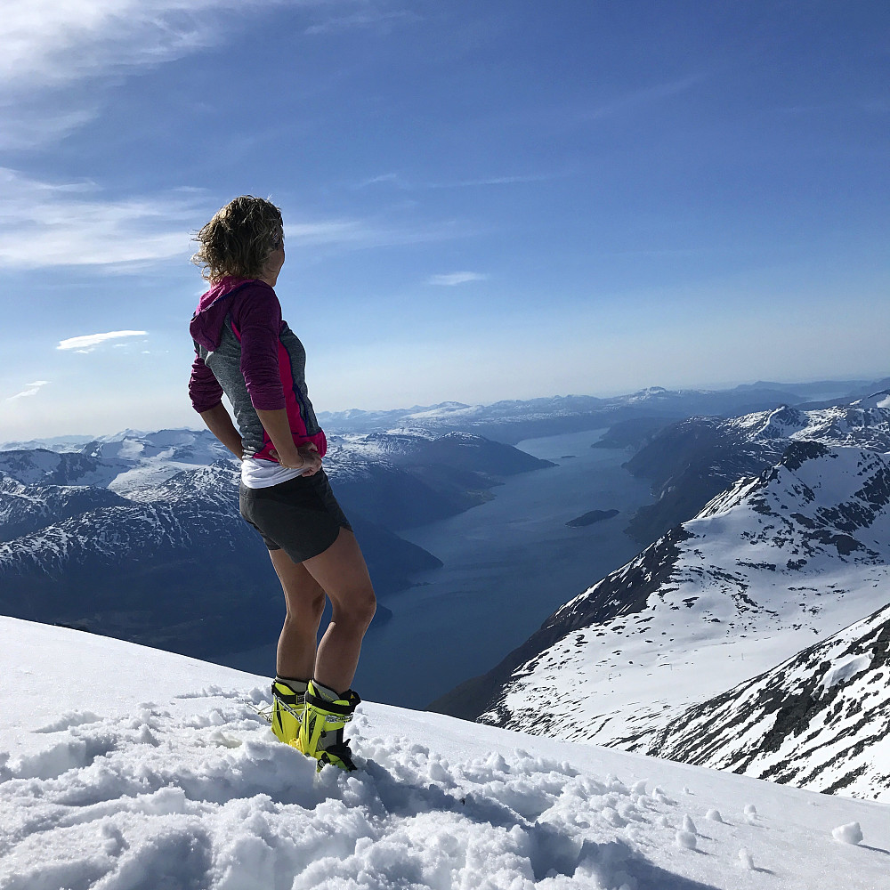 Dronningkrona med herlig utsikt :)