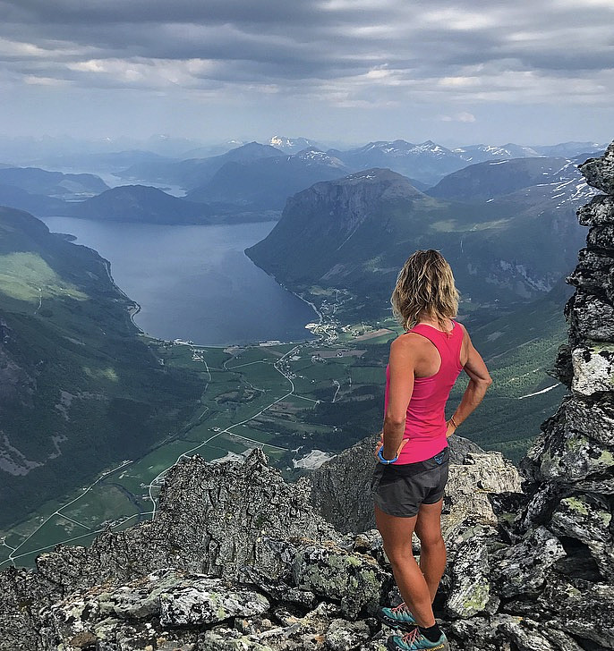Gråfonnfjellet.
Mot Innfjorden
