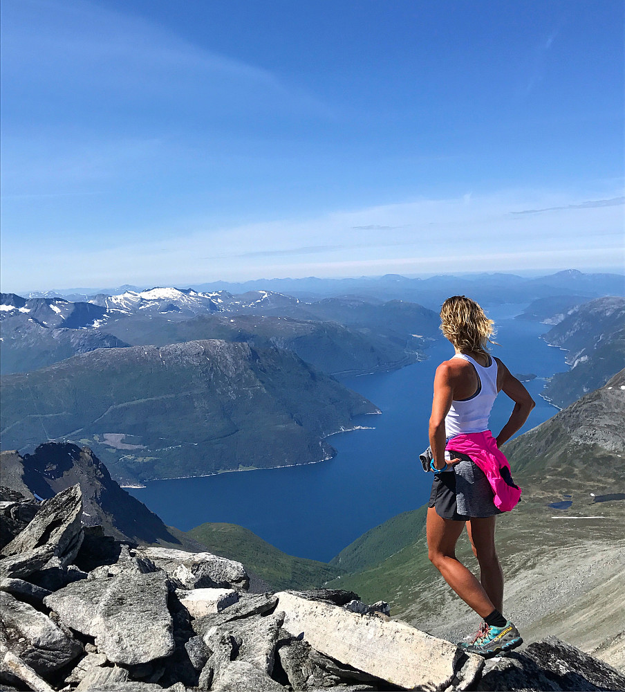 Flott utsikt fra toppen