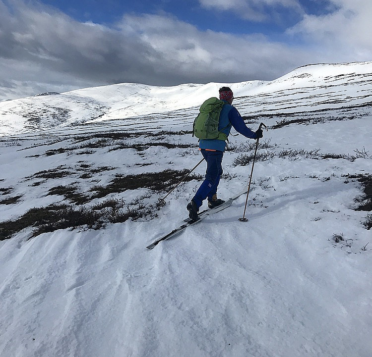 Litt lite snø i starten...
