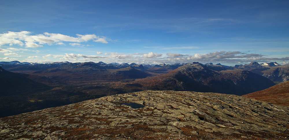Panorama mot Romsdalen.