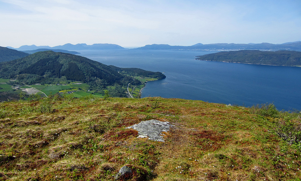 Utsikt utover fjorden.