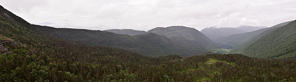 Panorama over Øvredalen