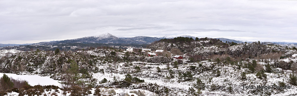 Mot øst fra østsiden av Ebbesvikvatnet