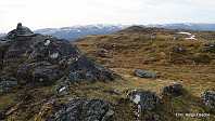 Fra nordligste topp på Krånipa mot den høyeste toppen.