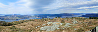Panorama mot Nordhordland fra Tellevikafjellet