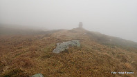 Varden på Setefjellet, ikke mye utsikt i dag
