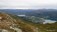 Utsikt ned i Eikelandsosen.