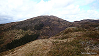 Tilbakeblikk mot Stangfjellet.